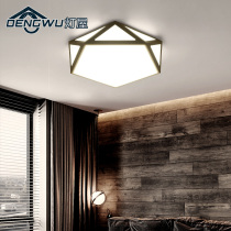 Light house creative geometric ceiling lamp simple modern household led lamp living room Square master bedroom room light