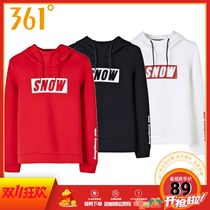 361 Degree Womens coat 2020 spring new pullover sweater womens knitted casual pullover hooded trend top