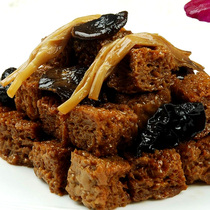 Gong De Lin five-spiced roasted bran dried bean dried products Shanghai Vegetarian chewy dried bean beef breast 5 pieces