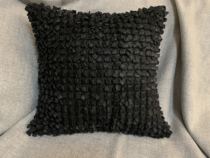 Heavy work 43x43cm kinking back cushion cover black sofa Living room Deco-like plate room backrest without cotton core