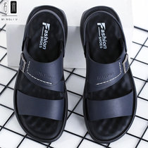 Leather Sandals Men Genuine Leather Summer New Trends Soft-bottom Outdoor Casual Beach Shoes Mens Drive Dual-use Sandals