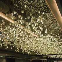 Villa staircase chandelier duplex Hall loft Industrial Wind Crystal high leap floor stairwell complex building chandelier