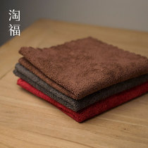 Tea cloth Tea towel cloth Absorbent thickened tea mat Kung Fu tea special towel Tea table Tea table rag pot towel long strip