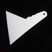 Hard material glass film explosion-proof film tool car film tool stopper insert edge scraper small triangle scraper