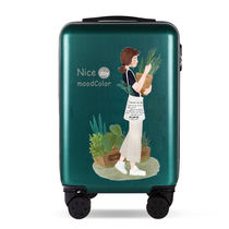 (All-inclusive) luggage female Net red Korean version of universal wheel hipster trolley box cute college students Fashion