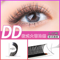 New European and American dd Barbie 0 05y type grafted eyelashes thick super curl yy hair is more curly long than d