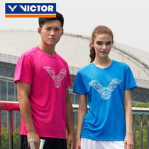 New Victor Sports T-shirt Casual Training Badminton Suit Round Collar Breathable Speed Dry Fashion Short Sleeve Summer