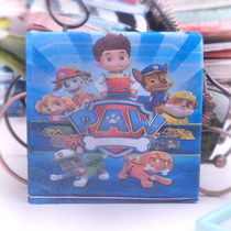 Paws team printed napkin blue facial tissue dog captain mouth cloth cartoon placemat paper hotel birthday banquet tissue