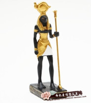 Egyptian mythological figures ornaments Crafts Horus figurines Home decorations