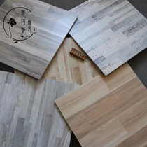  American country wood grain brick imitation solid wood floor tile 600X600 living room bedroom non-slip floor tile Ceramic tile Antique brick