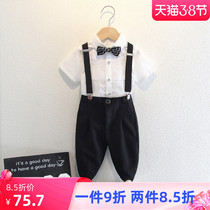 Boys suit Summer host small gown Inlenwind 61 Children perform a dress for kindergarten students long pants