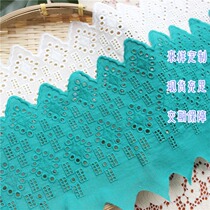 New Products Hollowed-out Geometric Rhomboid edge lace fabric Spurs embroidered embroidered qipao gown homemade material handmade accessories