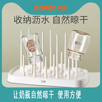 Nikkan Garden Milk Bottle Drying Rack Air Drying Rack Baby Bottle Drying Rack Baby Baby Bottle Drain Rack