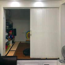 Japanese trackless folding sliding door bedroom living room toilet open kitchen partition sliding door cloakroom invisible door