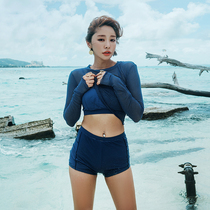 ◆ DUDU ◆ New 2021 swimsuit women sexy small breasts gathered hot spring three-piece cover belly thin swimsuit women