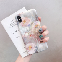 Retro art oil painting X XS XR Apple 11Pro Max mobile phone shell iPhone6s 8plus 7 6p sets male and female with creative personality ultra-thin silicone anti-fall