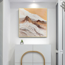 Hand-painted living room decorative painting modern minimalist entry porch dining room study hanging painting abstract sofa background wall oil painting