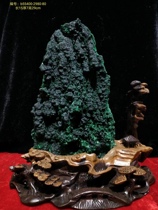 Natural malachite raw stone natural ornaments strange stone ornamental stone mineral crystal specimen study home decoration 80