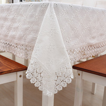 Cotton embroidery table tablecloth rectangular coffee table cover book tablecloth literary student book tablecloth cotton square scarf square