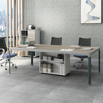 Conference table modern minimalist training desk combination small reception table 4-6-8-10 people