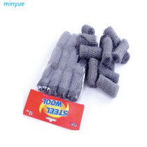 12pcs lot Melamine sponge Metal Mesh Super Detergent Tool Ki