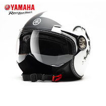 Yamaha motorcycle electric car helmet 3C certified retro half-armor male and female four-season double lens safety helmet spring