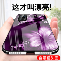 Suitable for Huawei p50pro mobile phone shell glass mirror p50 protective sleeve full package anti-fall upscale ultra-thin tide card