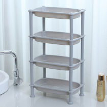 Two three four-layer desktop plastic storage rack Kitchen bathroom multi-layer storage rack Bathroom finishing debris storage rack
