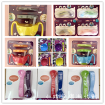 Australia bbox baby three-in-one bowl Elbow fork spoon Silicone spoon Suction cup bowl anti-fall training baby tableware