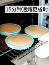 2021 silicone chiffon cake mold 4 inch 6 8 four inch cut-free layered rainbow bakeware home baking tools resistant