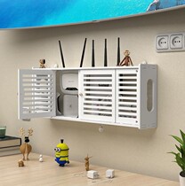 Paste wire router network cable storage box finishing box floor box set-top box plug board desktop fiber