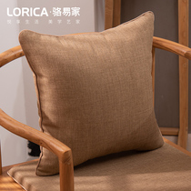 Luo Yijia new Chinese style pillow cushion living room sofa removable and washable backrest pillow office cushion pillow 45*45