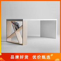 Solid Wood Nordic desk creative minimalist design sense conference table long solid wood computer desk simple workbench