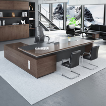 Boss desk Simple modern single manager desk Atmospheric boss big desk Office boss desk President desk