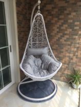 Hanging basket Hanging chair Swing Wrought iron cradle Adult birds nest Balcony Indoor rattan chair Rocking chair Small hanging chair Leisure tourist area