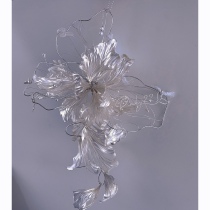 Iris bride carrying flower custom holding flower small red book tremble sound pinky22 wedding manufacturing