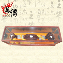 Sour branch wood carving Ruyi ornaments mahogany auspicious porch TV cabinet desk set up housewarming opening gifts