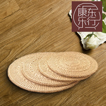 Recreation Beats the Buddhas thick hand woven Phay cushion Grass cushion Grass cushion Corn Grain Tatami Cushion