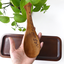 New products Creative cute solid wood Rice Shovel Day Style Cartoon Rice Shovels Eco-friendly Home Individuality Wood Cookware
