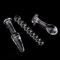 Small anal plug Small anal plug Yin expansion massager Male and female masturbation supplies Sex tools Transparent small butthole stick