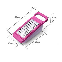 Korean stainless steel multifunctional vegetable cutter combination planing and sparse melon grater shredder seven-piece set