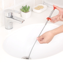 Sewer dredging artifact through toilet toilet floor drain sewer tool manual pipe dredge Spring