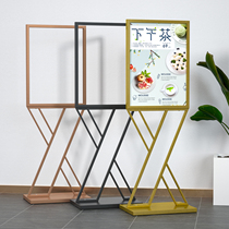 Billboard vertical advertising stand KT board bracket poster shelf sign fast display board Guide Board display board landing