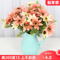 Simulation flower art sunflower wedding arrangement flower arrangement home decoration floral living room decoration wedding road flower arrangement