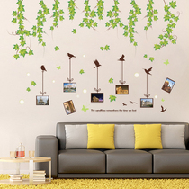 Warm hipster creative photo wall stickers dormitory wallpaper stickers bedroom living room wall decoration photo frame wall stickers