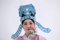 Xiangyang costume Opera four talents Hat Xiaosheng Headdress Xiaosheng Towel Xiaosheng improved hat Jieyuan towel Chrysanthemum towel