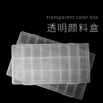 24 grid pigment transparent palette box 36 grid oversized palette box gouache pigment acrylic palette box enlarged