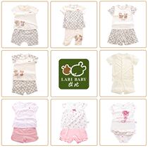 Rabbi childrens clothing 2021 summer childrens pajamas short sleeve suit men and women Baby Home clothing thin clothes