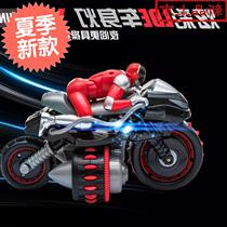 Stunt car flip g roll q car remote control boy wireless car double-sided motorcycle toy charge dump bucket high-speed track climbing