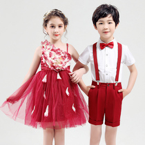 June 1 childrens performance clothing with pants chorus clothing kindergarten performance clothing boy dress girl princess dress
